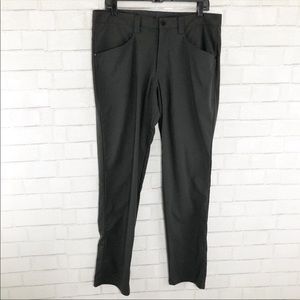 Lululemon Mens Gray Athletic Pants, Size 36 x 34